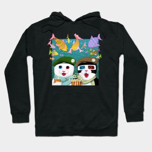 3D cat Hoodie